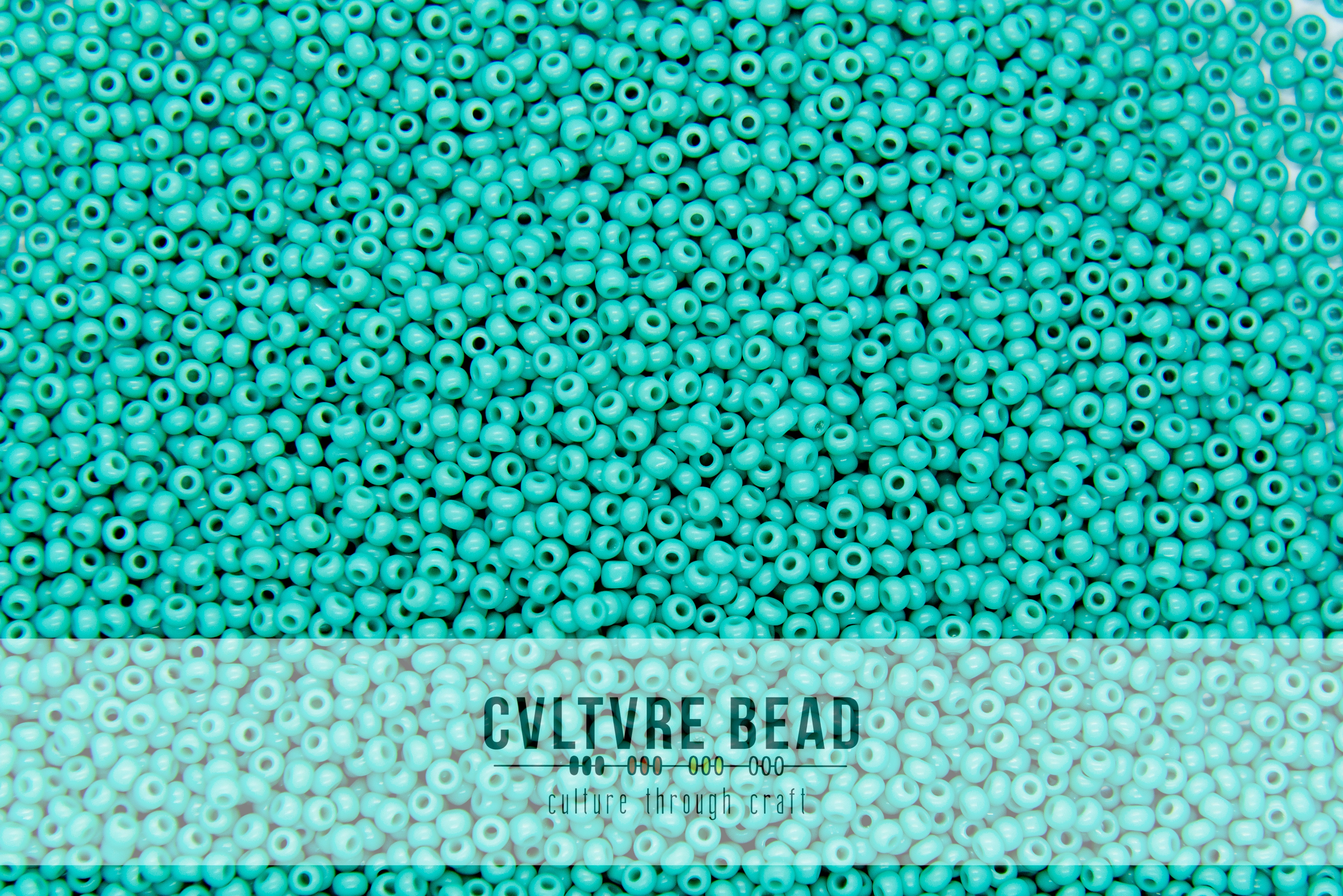 Czech Seedbead 10/0 Opaque Turquoise 20g